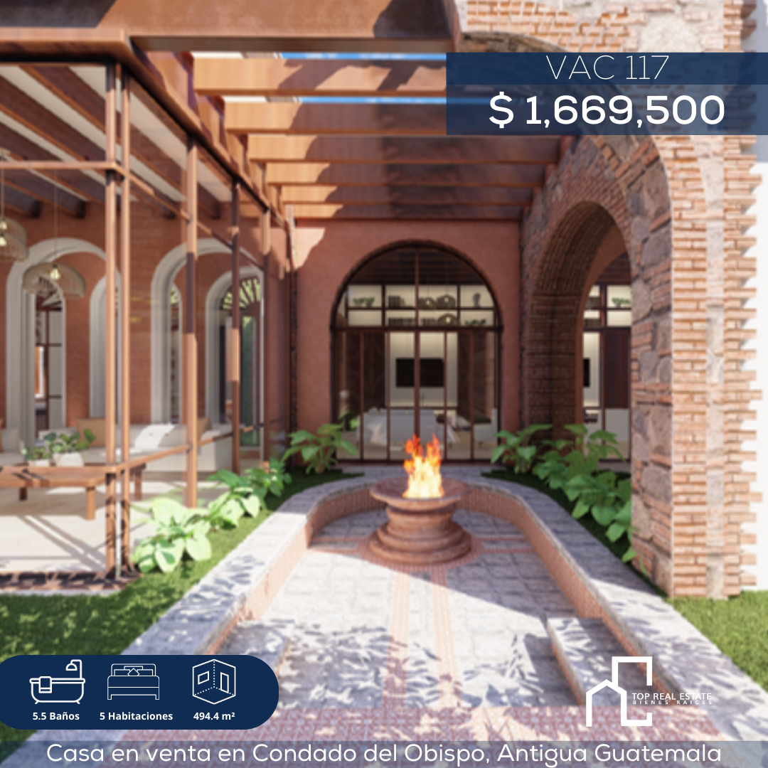 Casa en Condado del Obispo, Antigua Guatemala