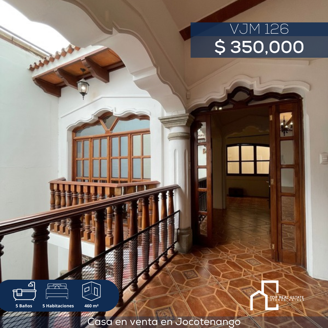 House in the center of Jocotenango, Antigua Guatemala